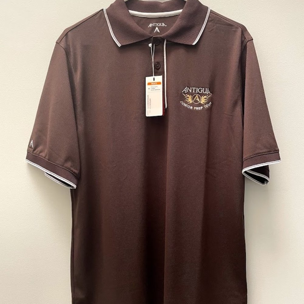 Antigua Junior Prep Tour Brown Men’s Golf Polo